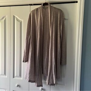 Bryn Walker Women's Beige Cardigan Duster Sweater Size XL